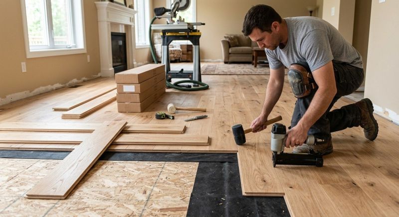 Hardwood Floor Installation in Harmony, PA
