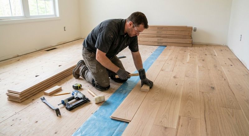 Hardwood Floor Installation in Valencia, PA