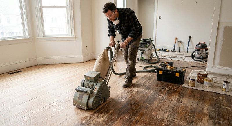 Hardwood Floor Renovation in Beaver County, PA