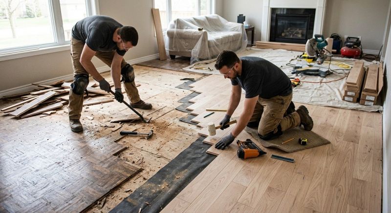 Hardwood Replacement in Colliers, WV
