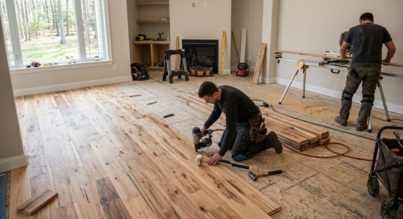 Hickory Floor Installation in Beaver County, PA