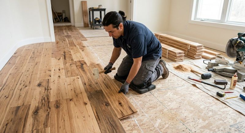 Hickory Floor Installation in Beaver County, PA