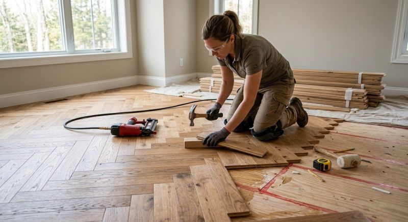 Hickory Floor Installation in Beaver County, PA