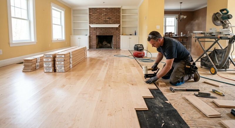 Maple Flooring Installation in Pittsburgh, PA