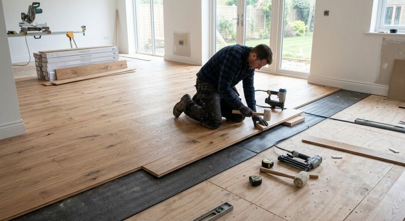 Oak Floor Installation in Ambridge, PA
