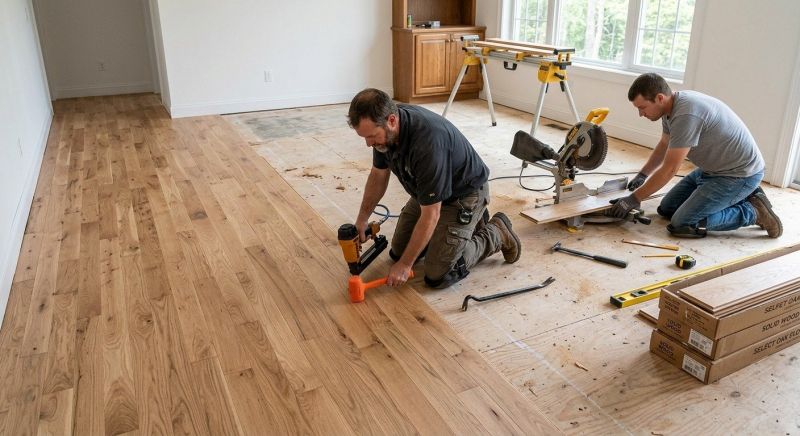 Oak Floor Installation in Beaver, PA
