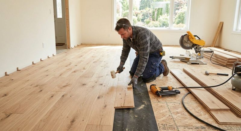 Oak Floor Installation in Beaver County, PA