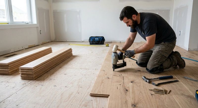 Oak Floor Installation in Toronto, OH