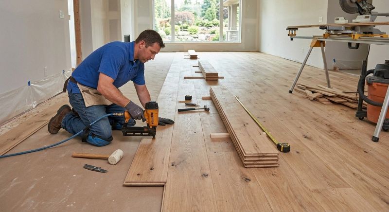 Plank Floor Installation in Beaver County, PA