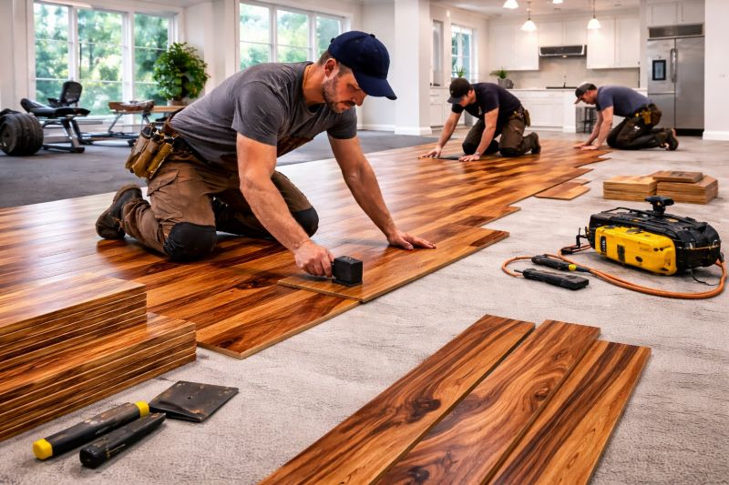 Teak Flooring Installation in Beaver County, PA