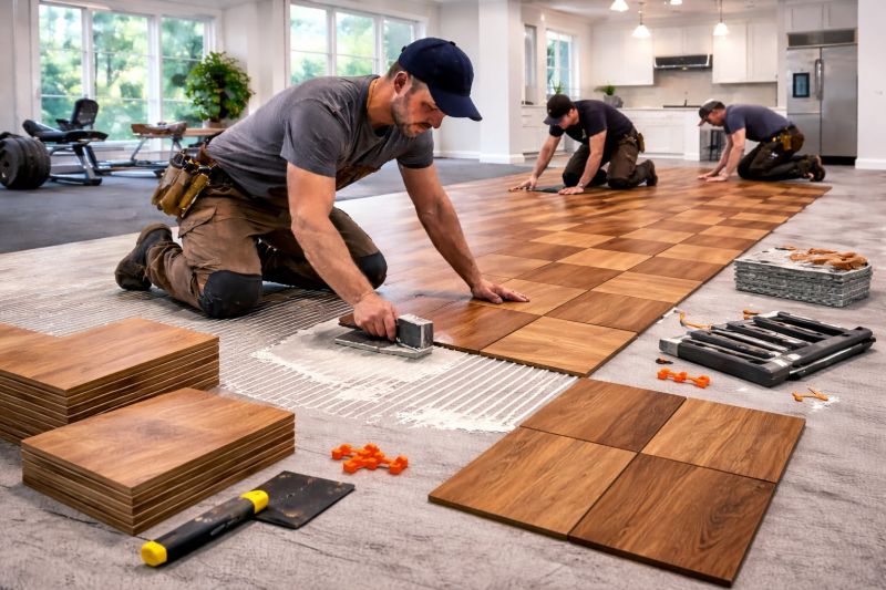 Teak Flooring Installation in Beaver County, PA