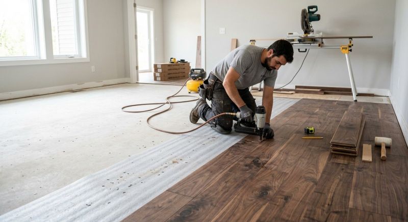 Walnut Flooring Installation in Beaver County, PA