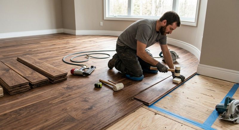 Walnut Flooring Installation in Beaver County, PA